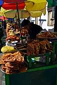 Myanmar - Kyaikhtiyo, the village of restaurants, souvenir shops and guesthouses. 